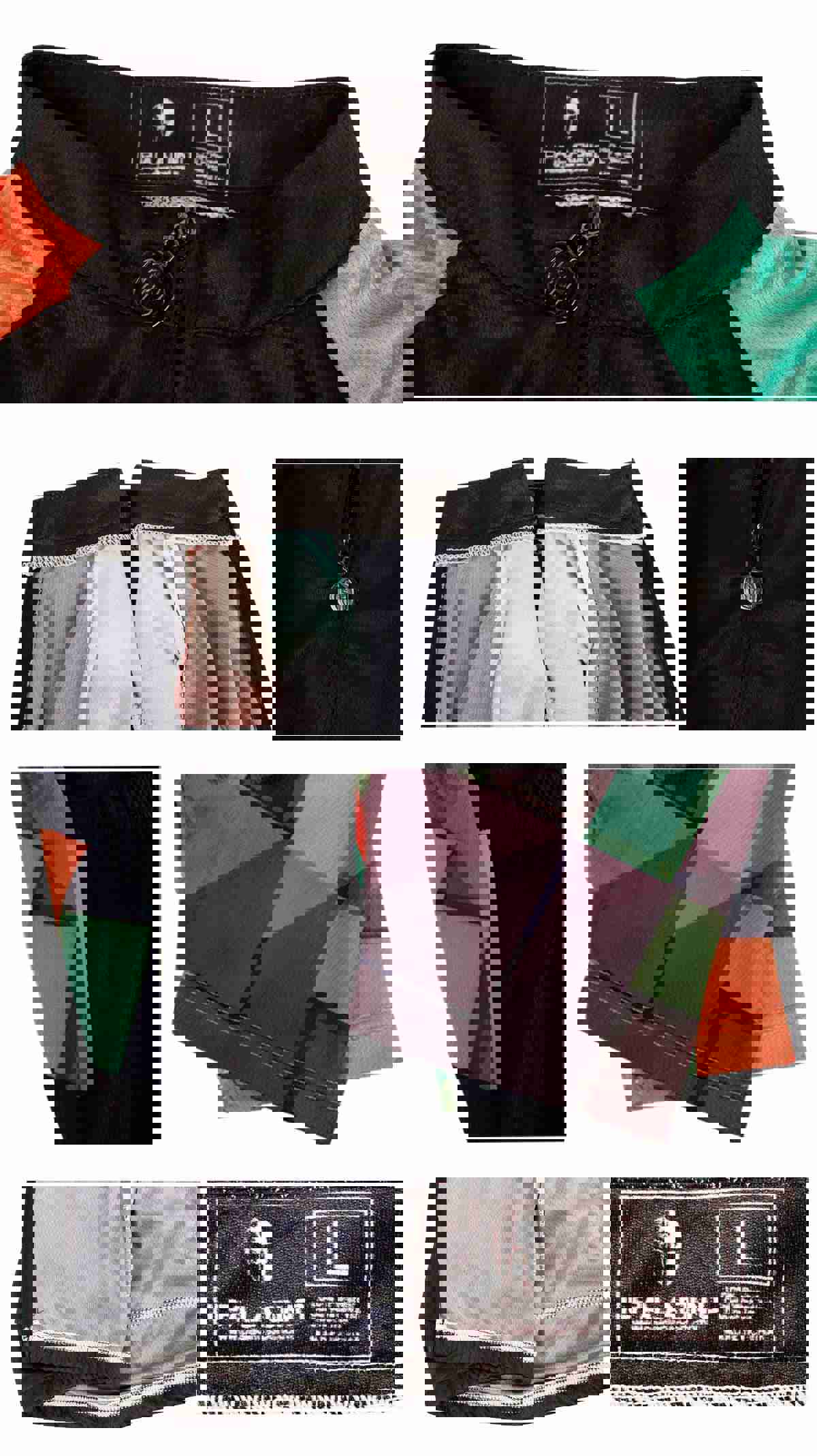 Ilpaladino Colorful Arms Breathable Black Jersey Mens Short-Sleeve Bicycling Shirt for Summer Outdoor Sports