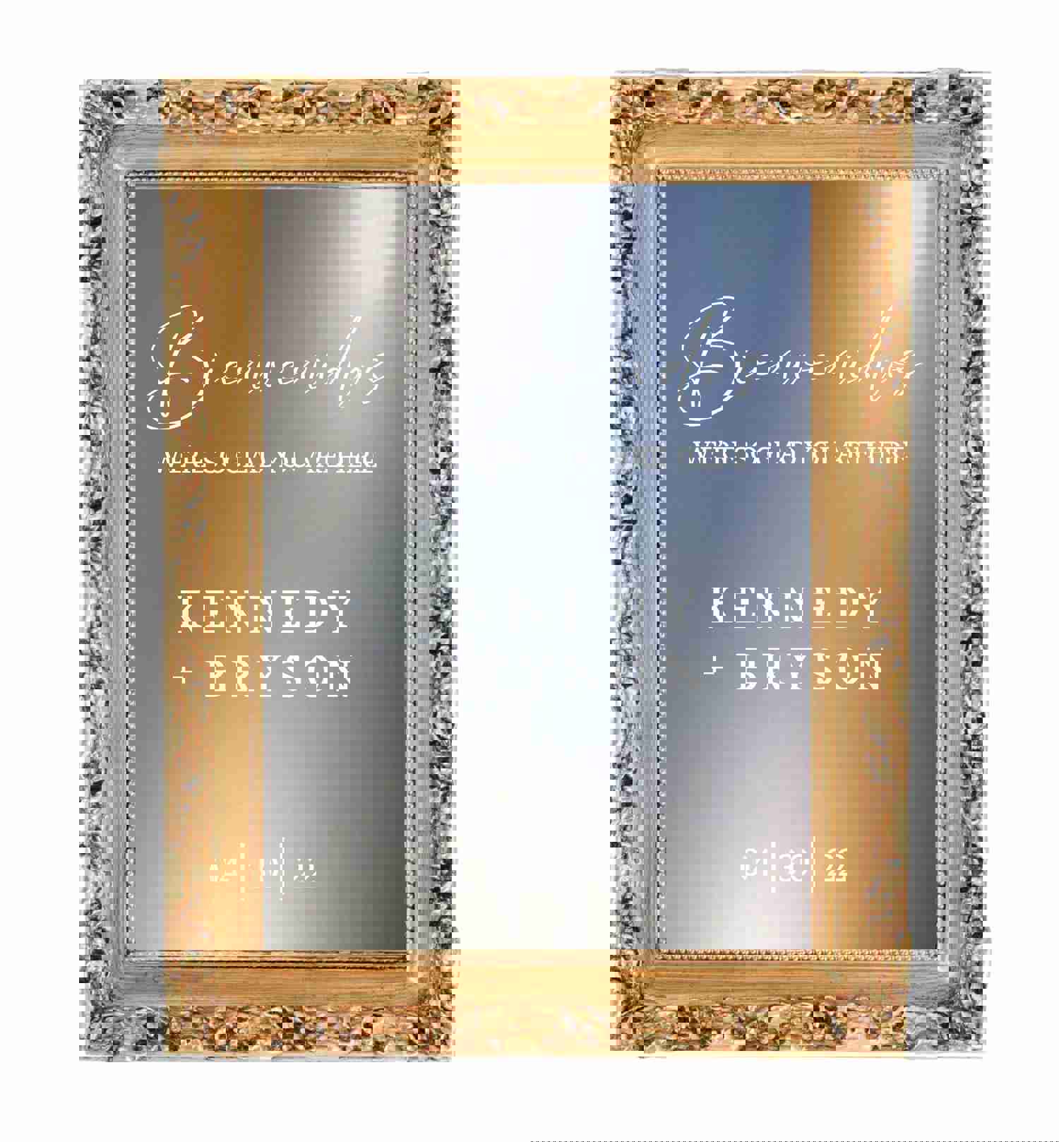 Welcome to Our Wedding Wall Decal - Bienvenidos Wedding Sign - Soon to Be Mr & Mrs Personalized Wall Decal Sticker