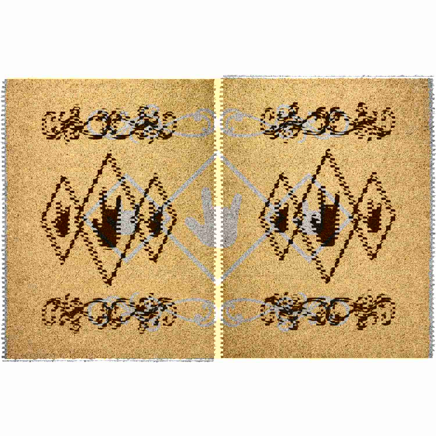 ASL Home Decor ILY Squared Outdoor ASL Doormat