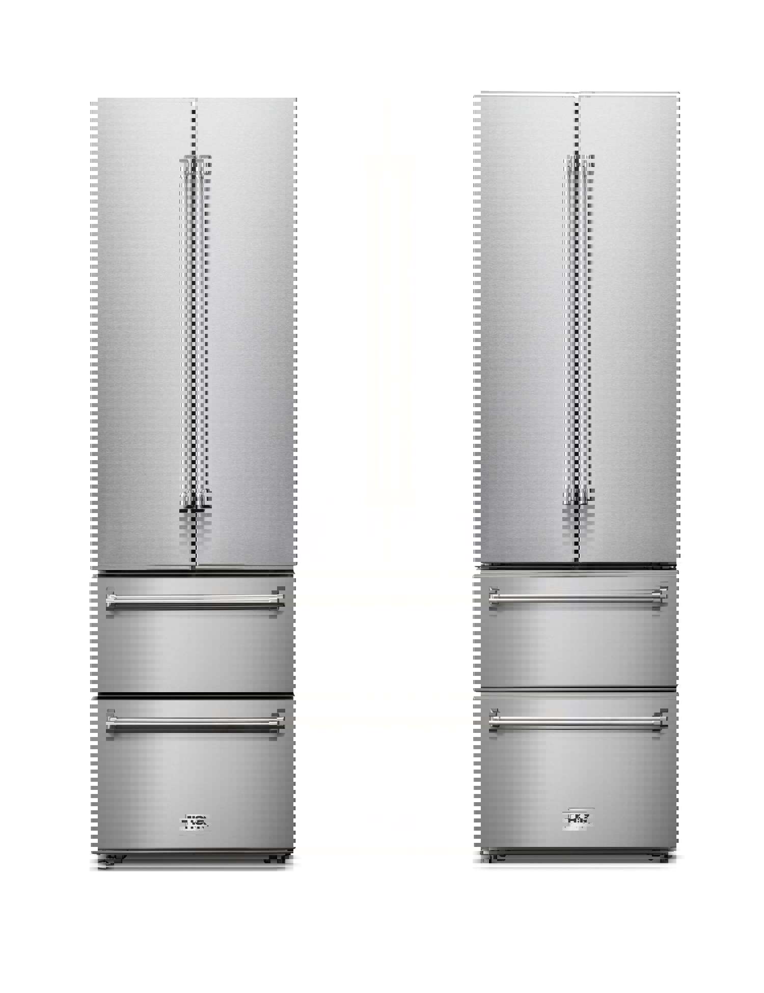 Thor Kitchen 4-Piece Appliance Package - 36-Inch Electric Range, French Door Refrigerator, Dishwasher, and Microwave Drawer in Stainless Steel