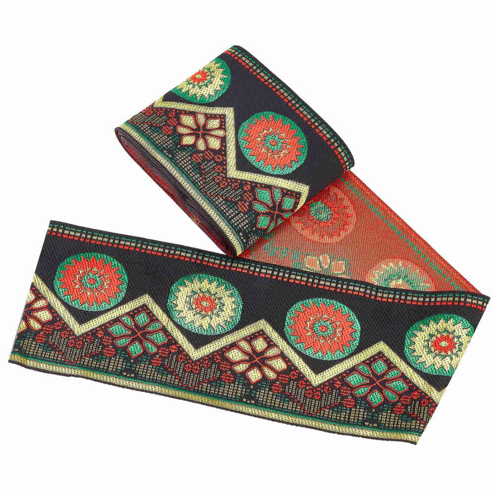 10 Yard Embroidered Polyester Jacquard Ribbon with Car Pattern for DIY Child Clothing and Accessories