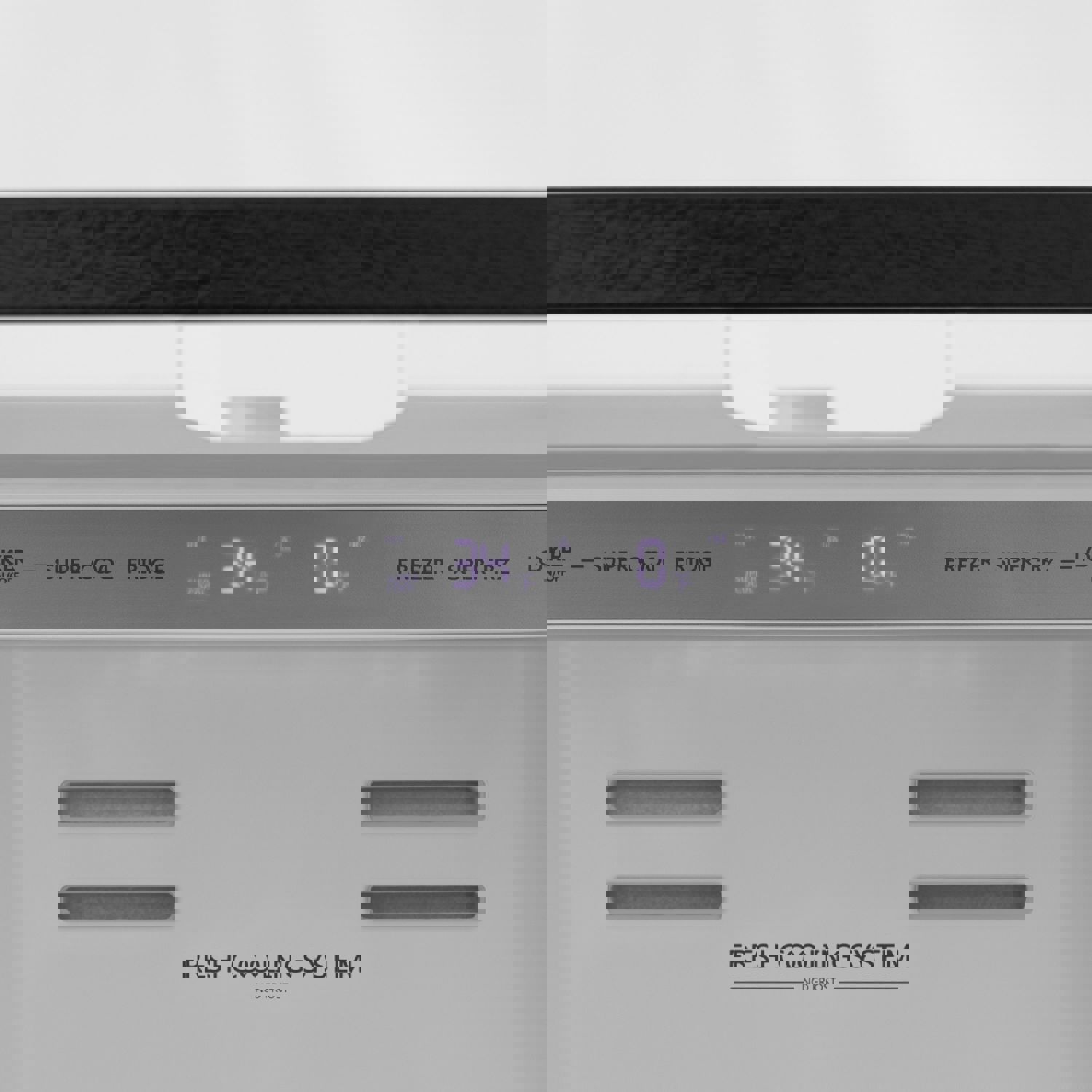 ZLINE 36 in. Autograph Edition French Door Refrigerator with Ice Maker - Fingerprint Resistant Black Stainless Steel