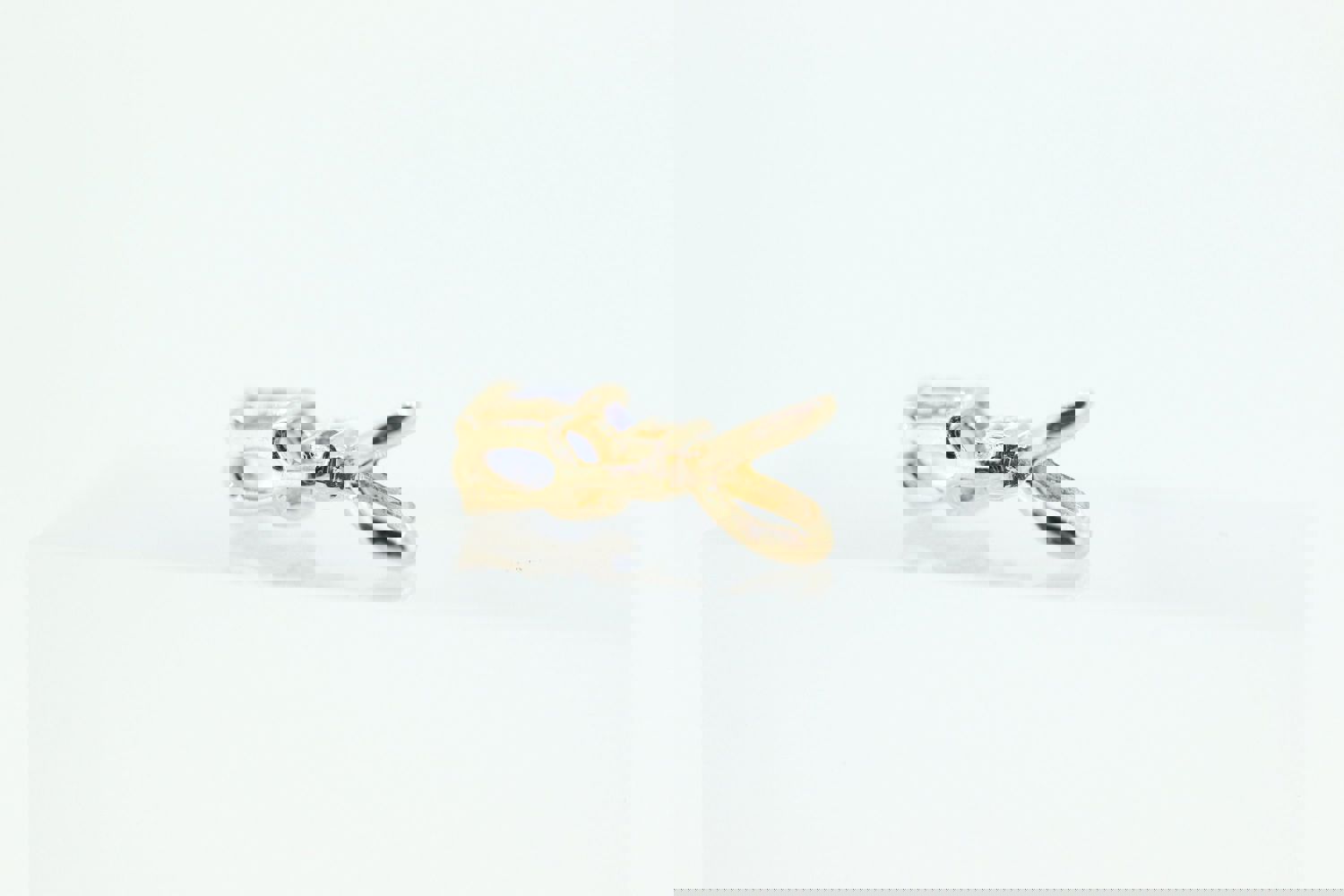 14k Tanzanite and Diamond Pendant - Dainty Oval Cut Solitaire Pendant