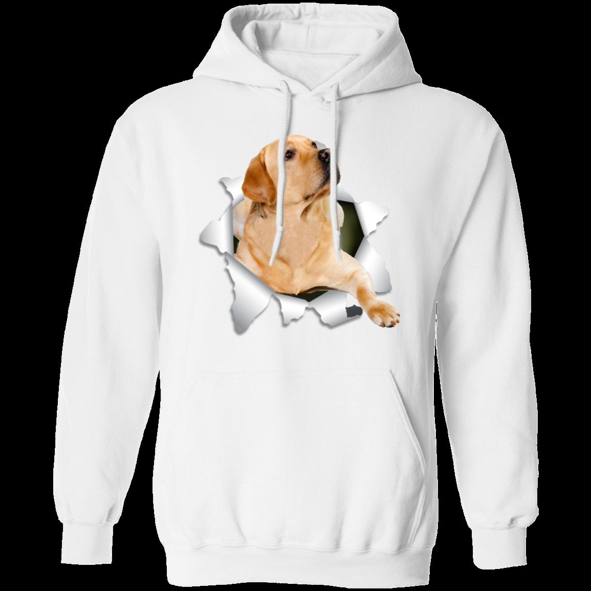 LABRADOR RETRIEVER 3D Pullover Hoodie - 8 oz