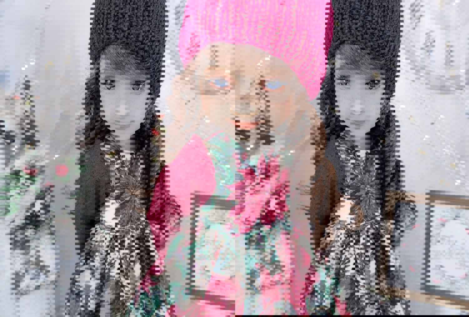 Holiday Grandeur - Ruby Red Fashion Friends Doll Dress Ensemble with Boots