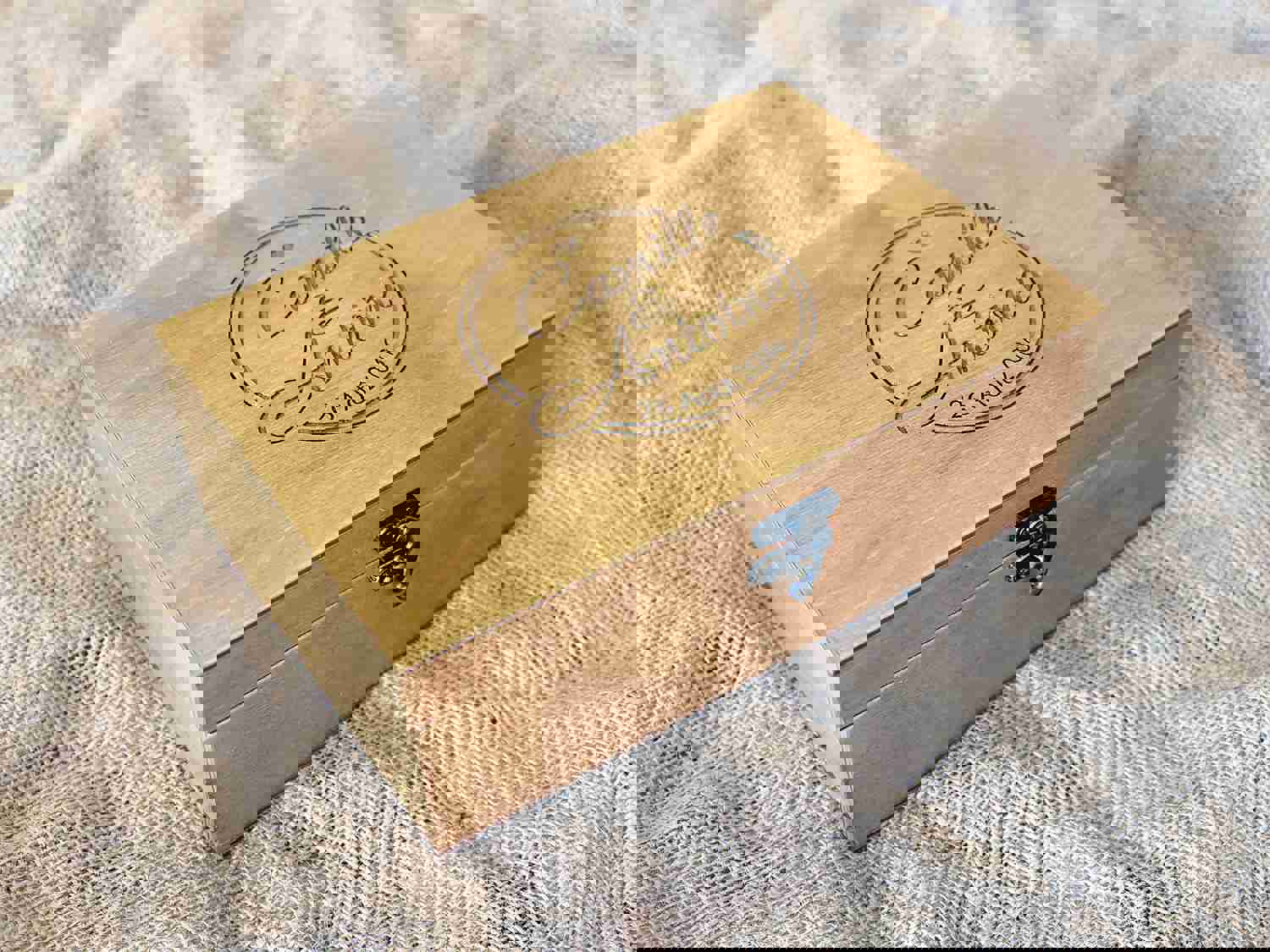 Personalized Keepsake Box for Couples - Custom Anniversary Gift