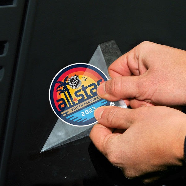 2023 NHL All-Star Game Decal 2 Pack, 4x4 Inch - Officially Licensed