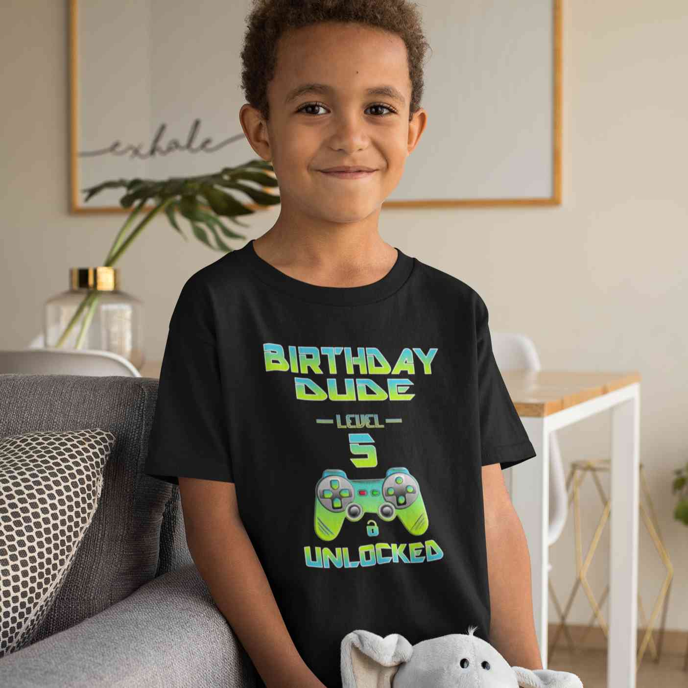 5th Birthday Shirt for Boys - Funny Birthday Gift Tee