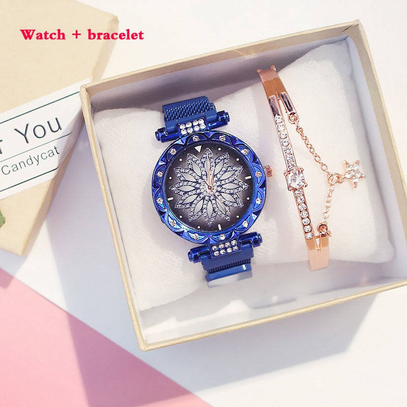 Flower Of Life Luxury Watch for Women - Stainless Steel Quartz Fashion Watch