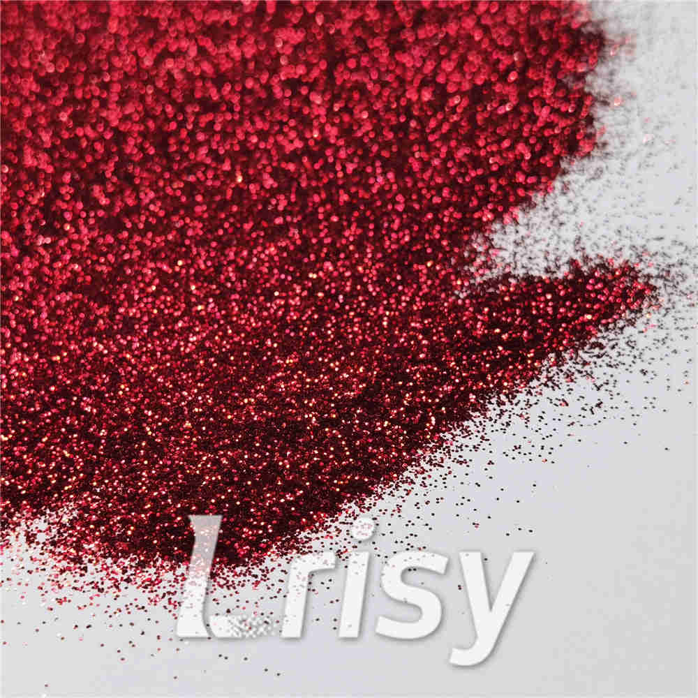 0.3mm Burgundy Wine Red Fine Glitter Pure Color B0304