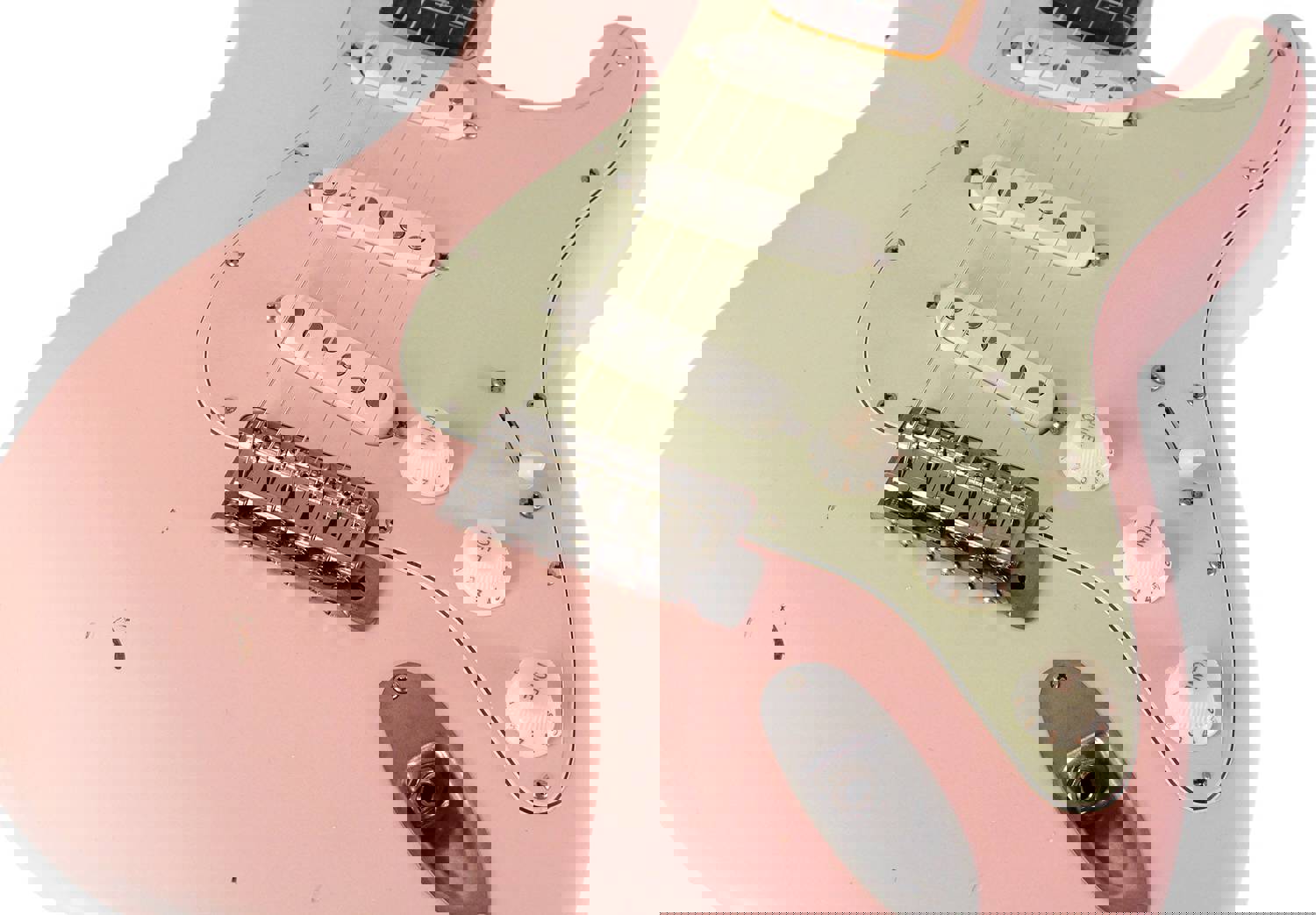 Nash S-63 Guitar in Shell Pink with Light Aging