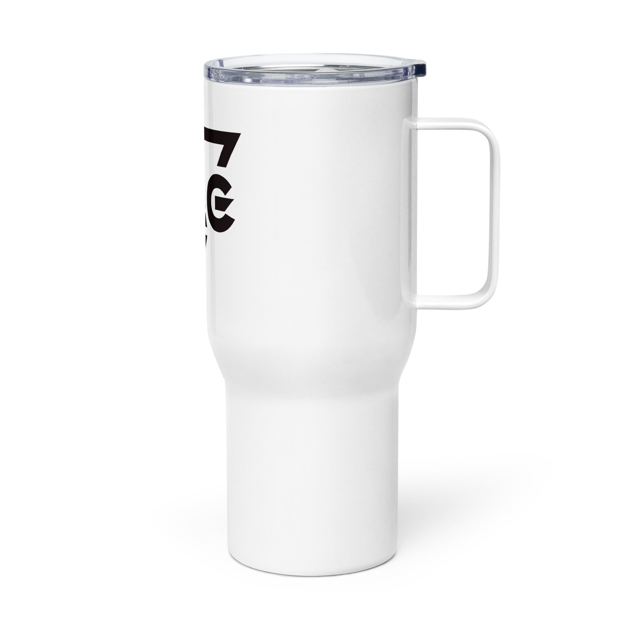DAG Gear Stainless Steel Travel Mug with Handle - 25 oz, Spill-Proof Lid