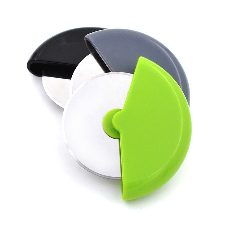 Stainless Steel Pizza Wheel Knife - 3 Colors Available