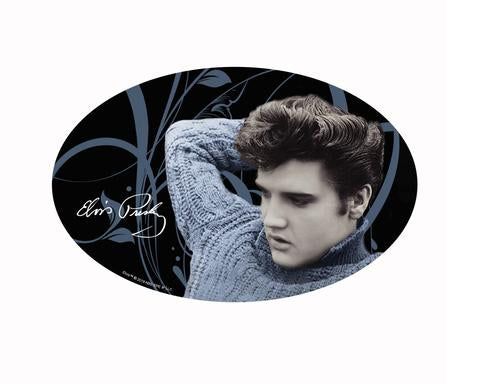 Sticker Elvis Oval Blue Sweater