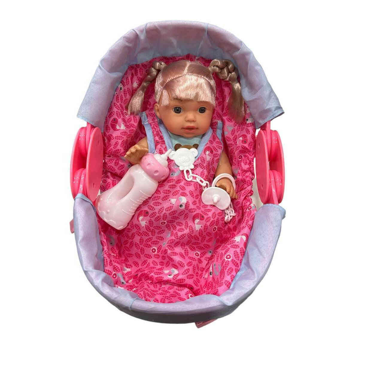 Doll Toys 5 in 1 Carrier with 12 Baby Sounds for Ages 18 Months+