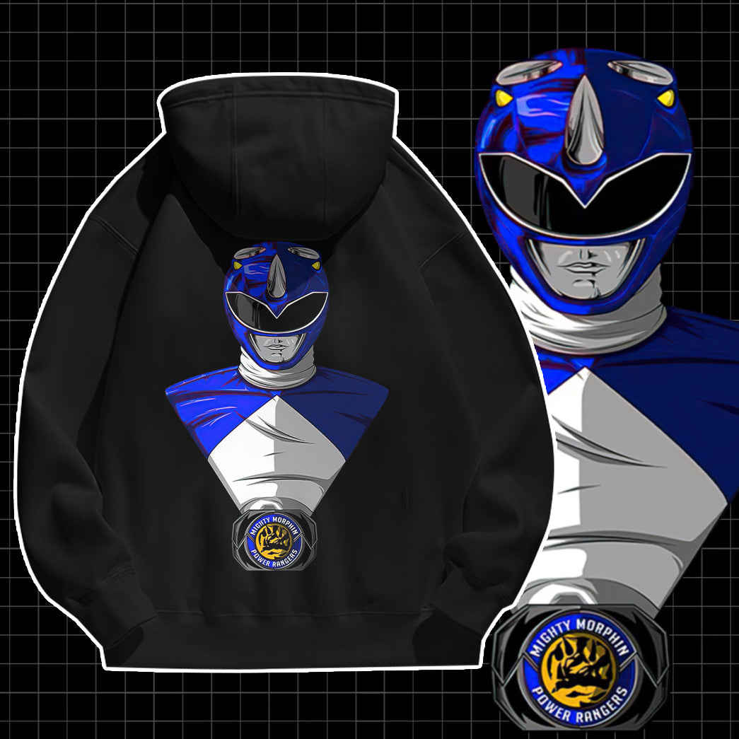 Blue Ranger Custom Graphic Cotton T-Shirt - Unisex Classic Fit