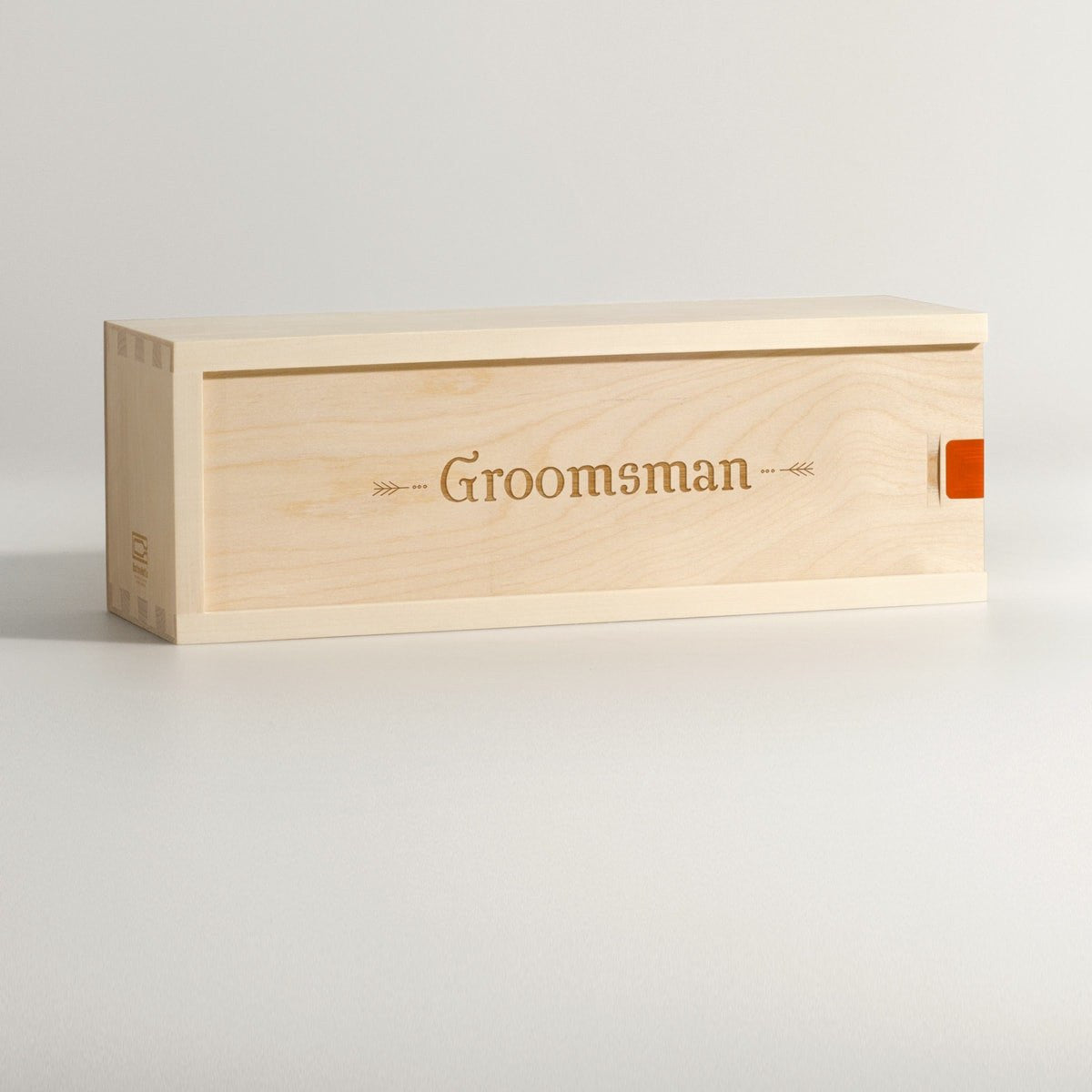 Vintage Wedding Party Wine Box - Personalized Gift