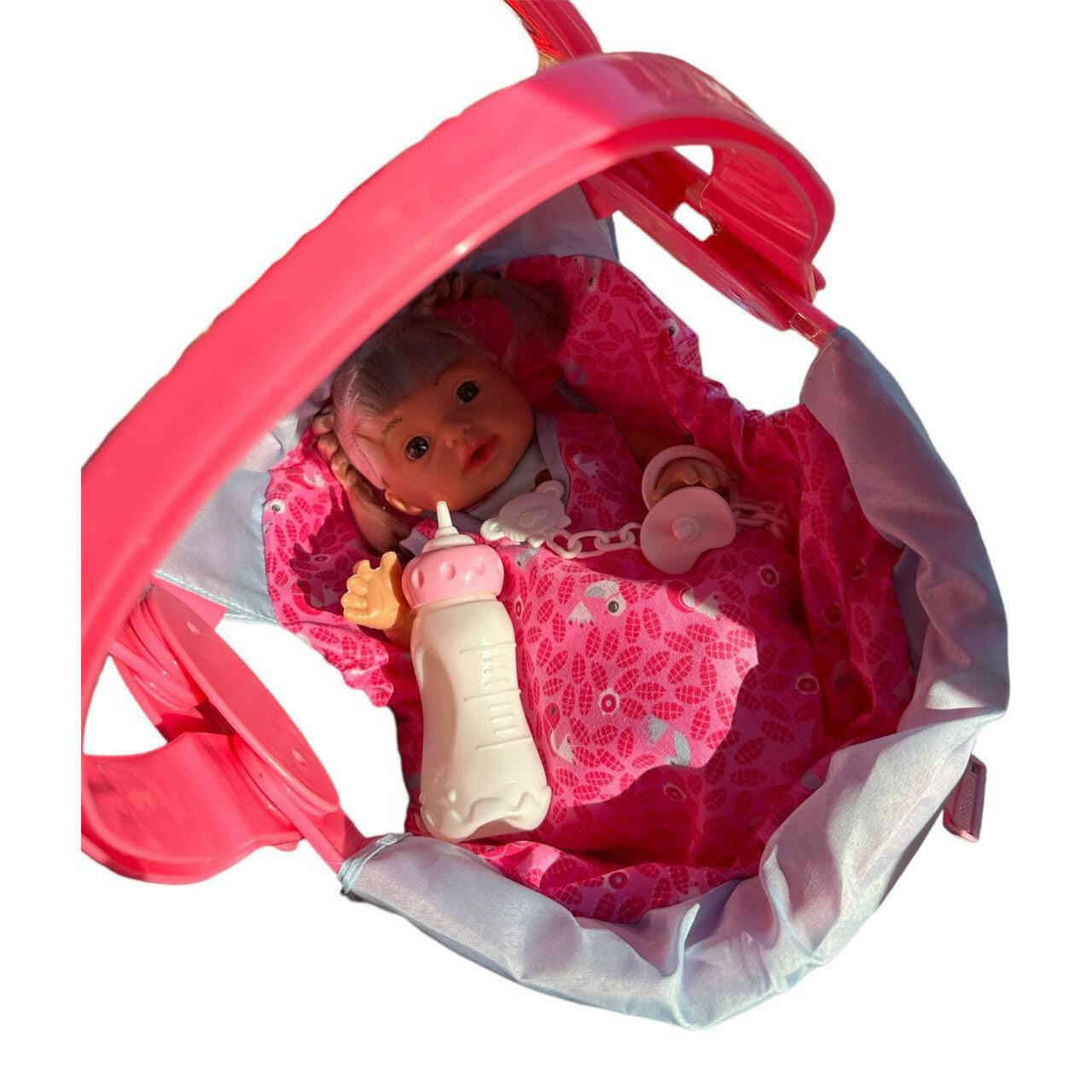 Doll Toys 5 in 1 Carrier with 12 Baby Sounds for Ages 18 Months+