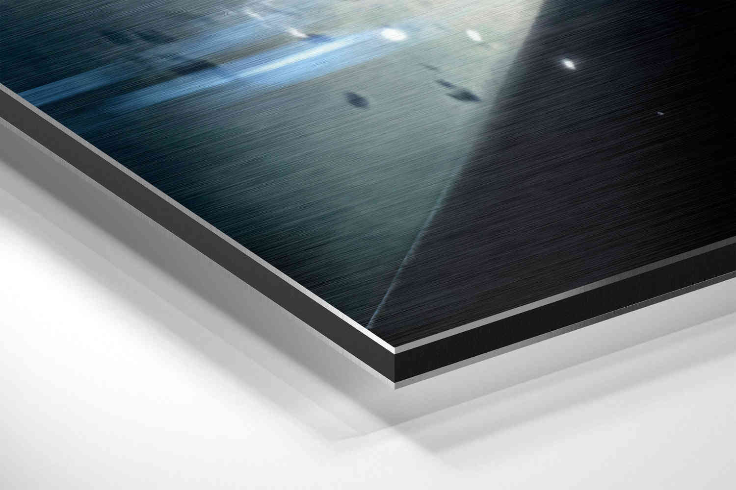 Batman vs Superman Brushed Aluminium Dibond Wall Art