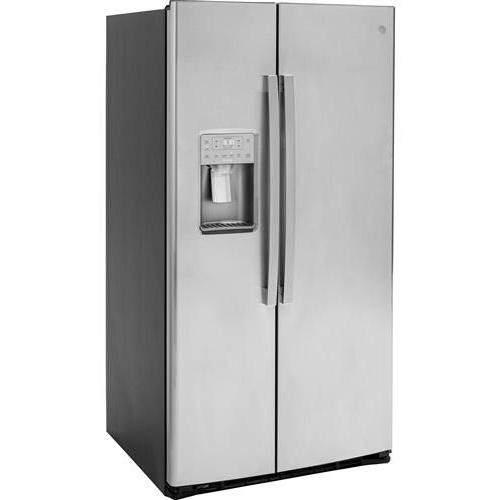 GE Profile 36-inch, 25.3 cu. ft. Side-by-Side Refrigerator with Ice and Water Dispenser