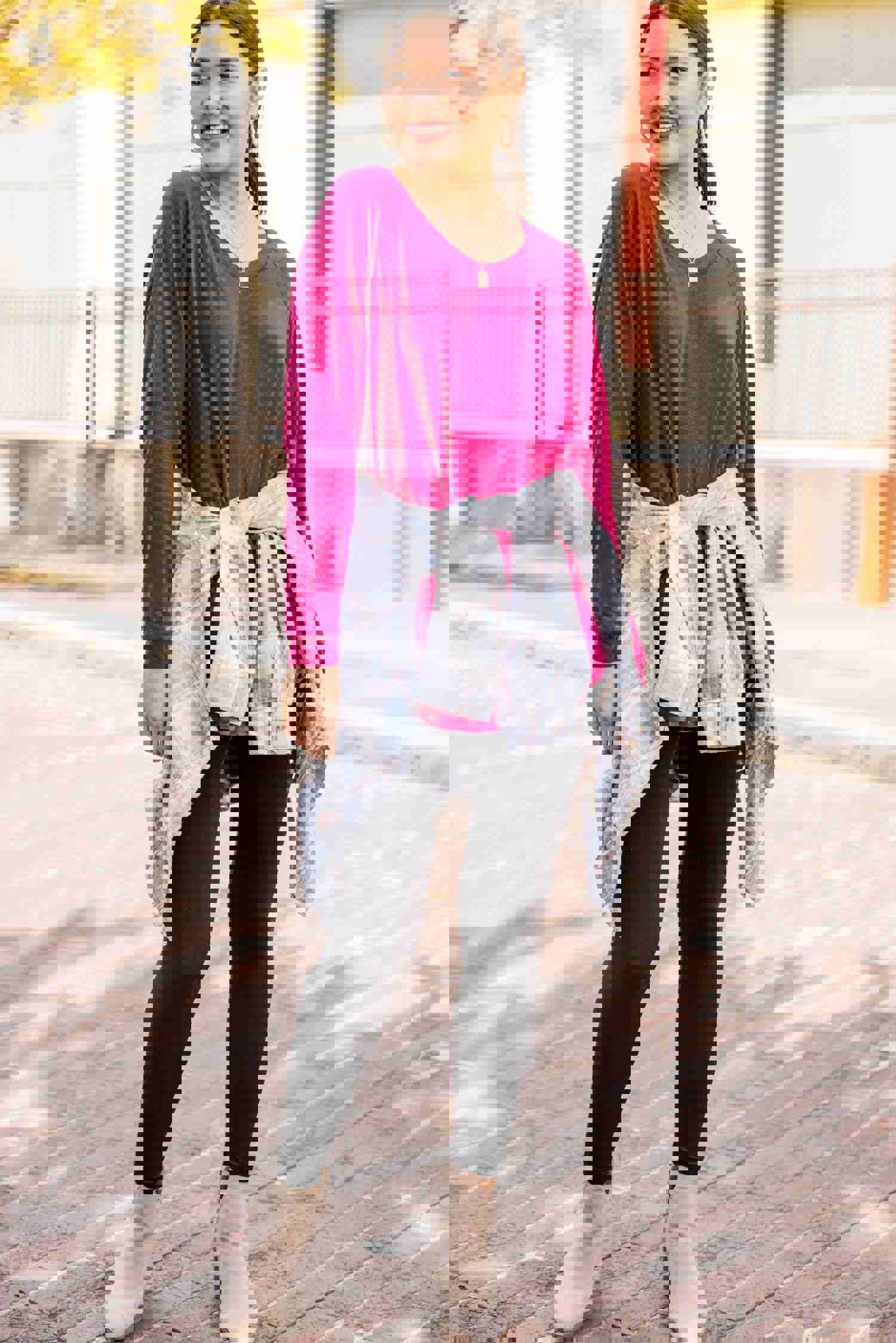 Easy Like Sunday Wine Red Tunic