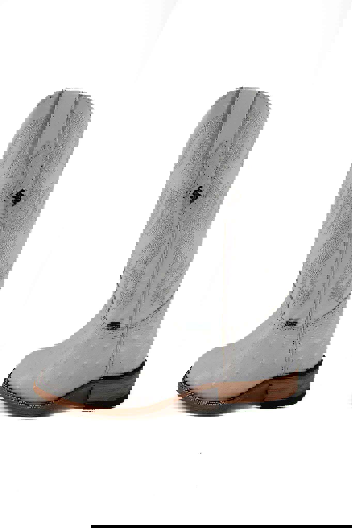 Imit Avestruz Ranch Square Toe Cowboy Boot