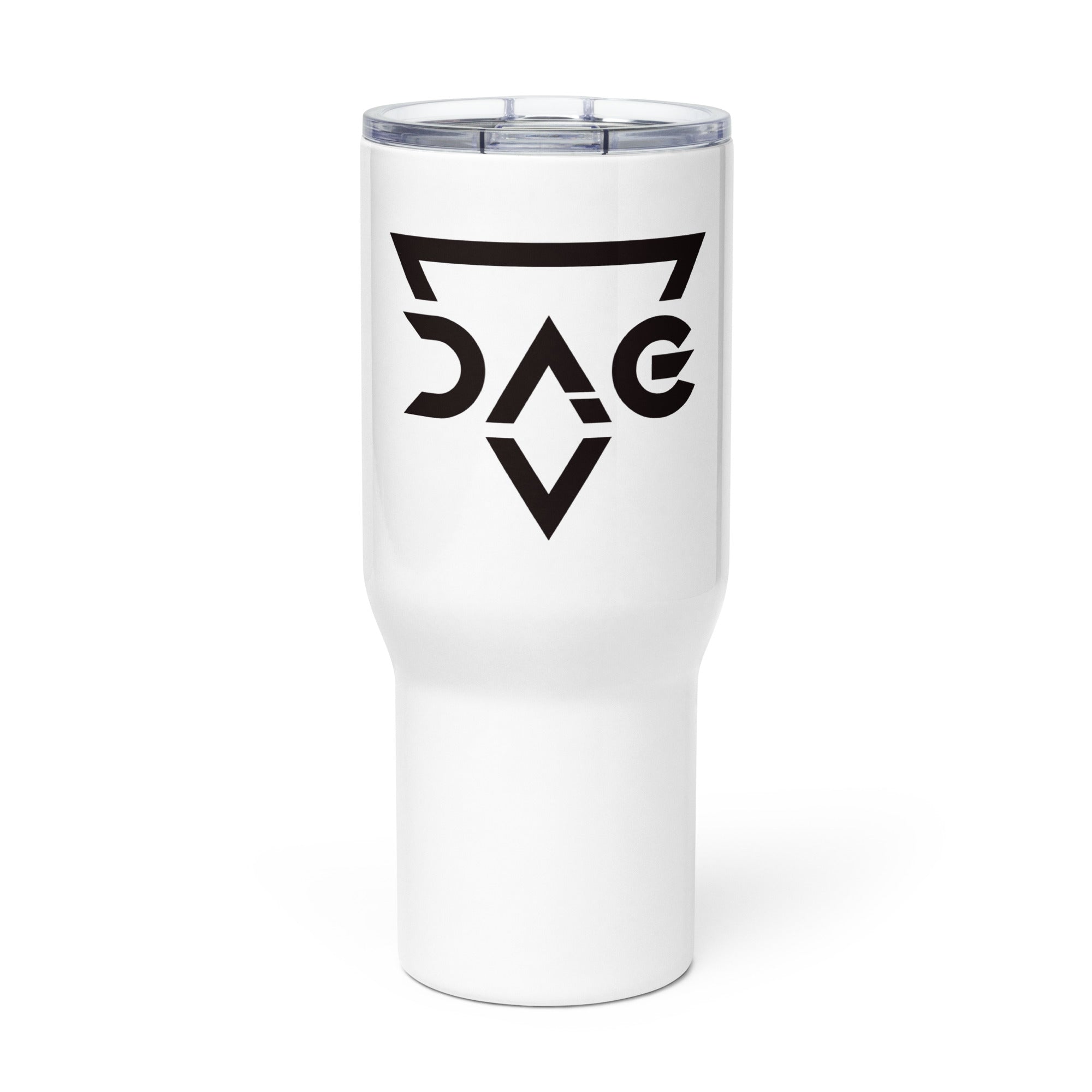 DAG Gear Stainless Steel Travel Mug with Handle - 25 oz, Spill-Proof Lid