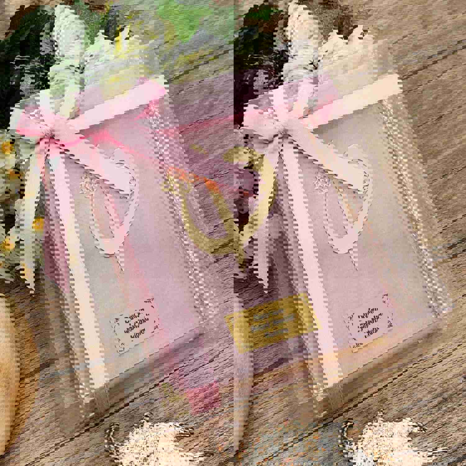 Pink Quran Gift Set - Islamic Wedding, Hajj, and Special Occasion Favors