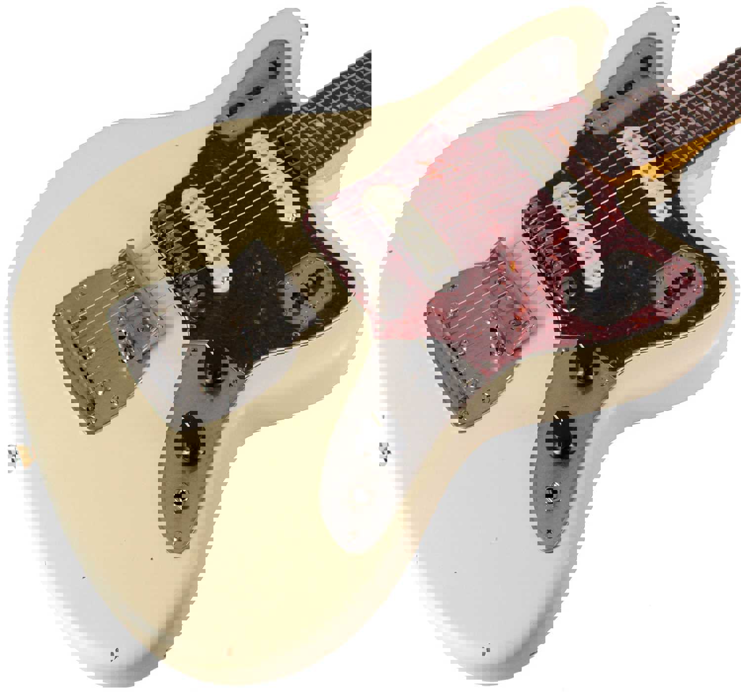 Nash Guitars JG-63 Guitar, Olympic White, Light Aging