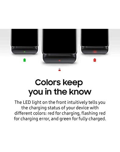 SAMSUNG Electronics Wireless Charger Convertible Qi Certified (Pad/Stand) - Black (US Version)