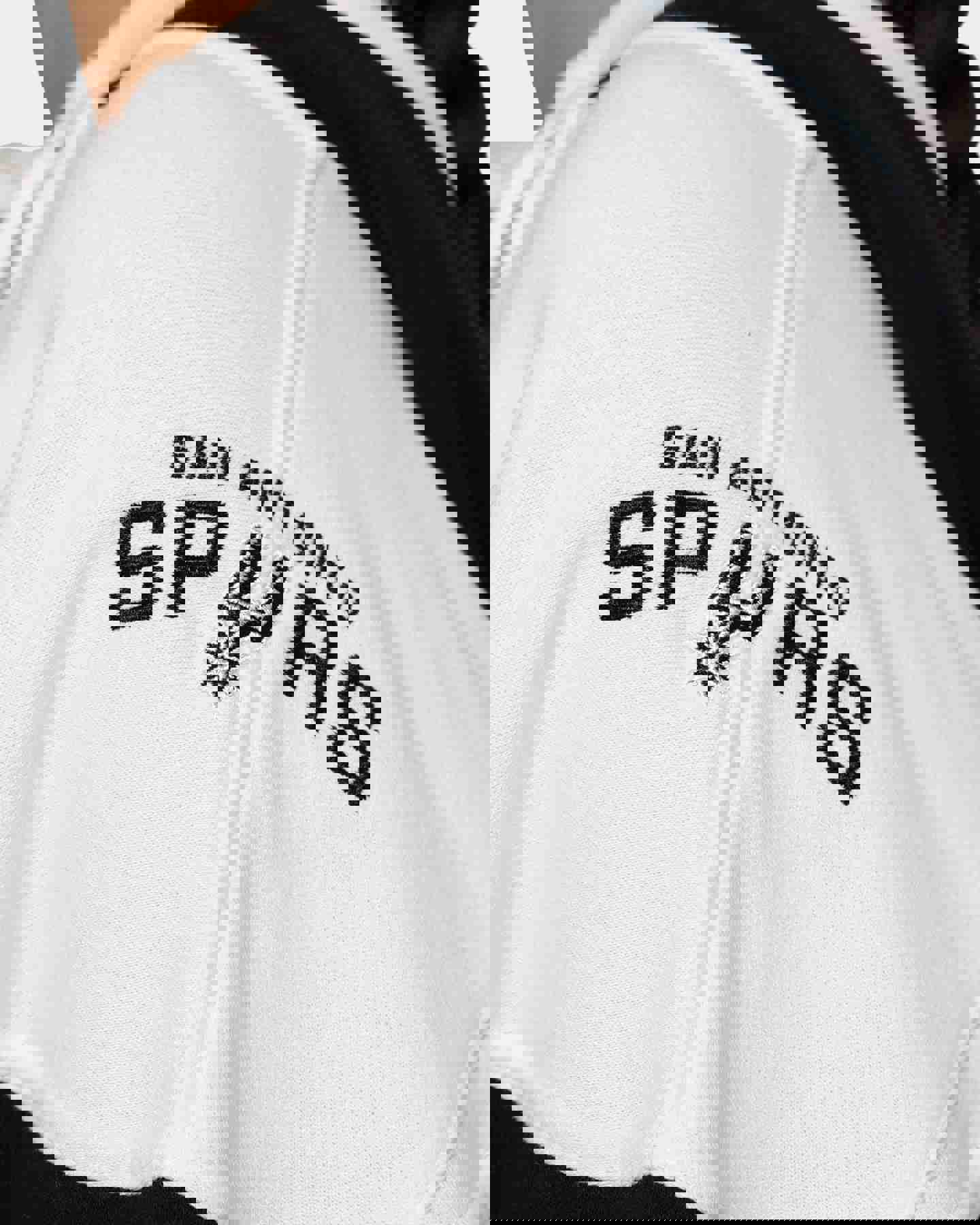 47 Brand San Antonio Spurs Superior Lacer Hoodie Jet Black