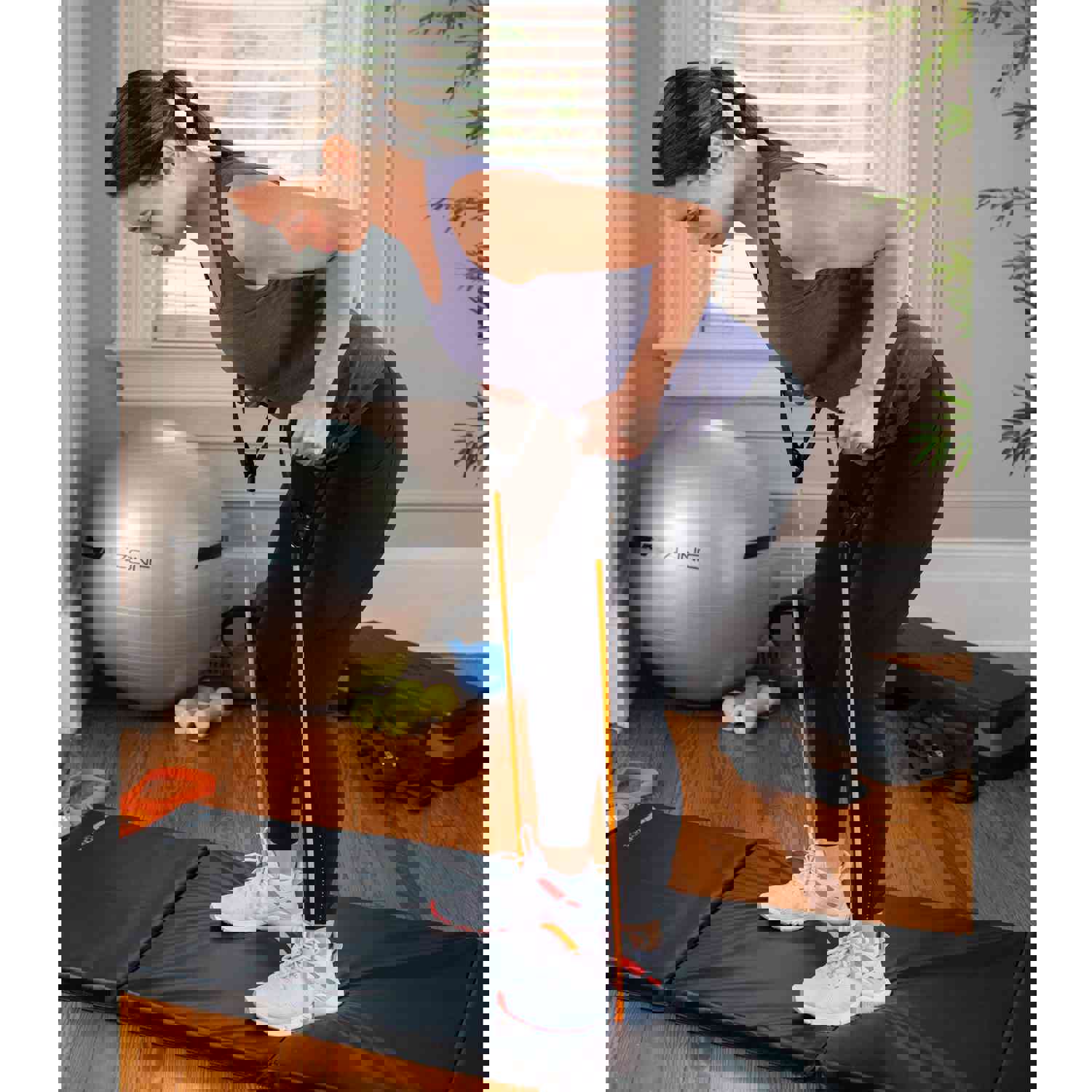 4-Way Foldable Fitness Mat – Black