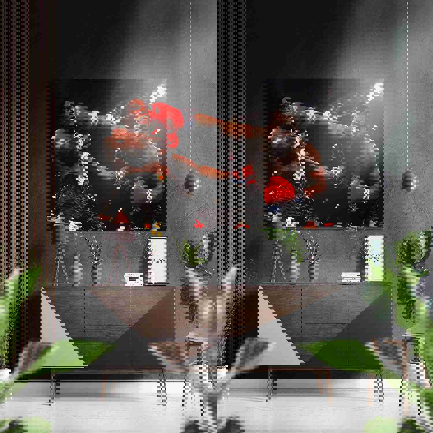 Mike Tyson Brushed Aluminium Dibond Wall Art