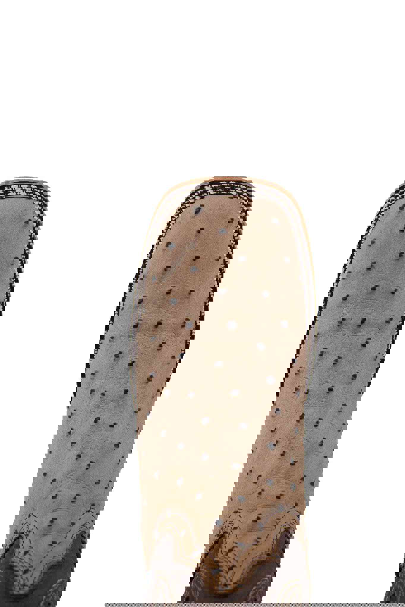 Imit Avestruz Ranch Square Toe Cowboy Boot