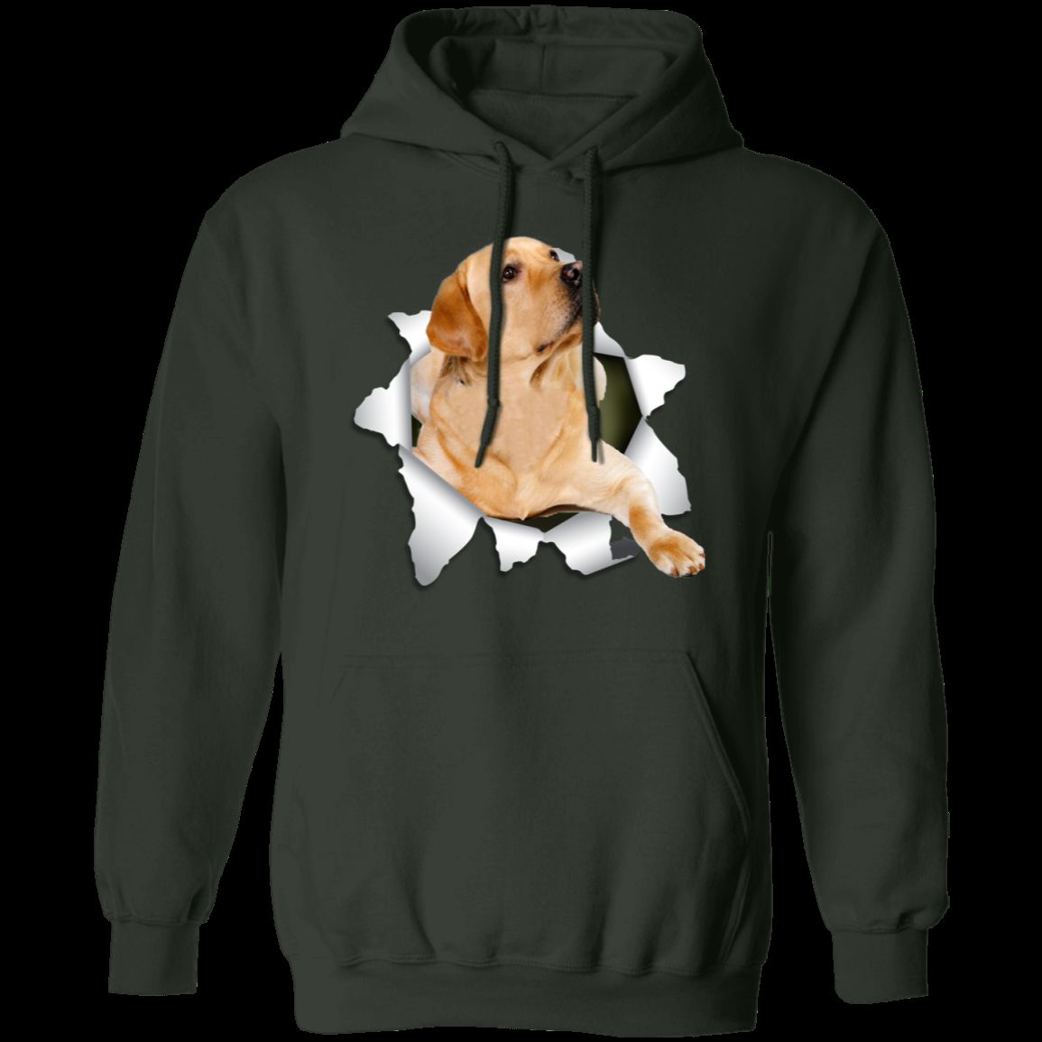 LABRADOR RETRIEVER 3D Pullover Hoodie - 8 oz