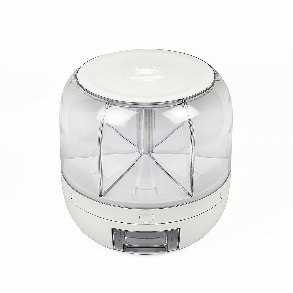 10L Grain Container Cereal Dispenser - Dry Food Storage Box with Wall Mount