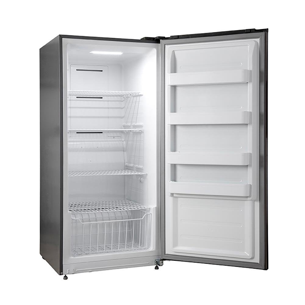 FORNO Combo Rizzuto 60'' Right and Left Swing Refrigerator/Freezer Stainless Steel 13.8 cu.ft with Grille Trim Kit