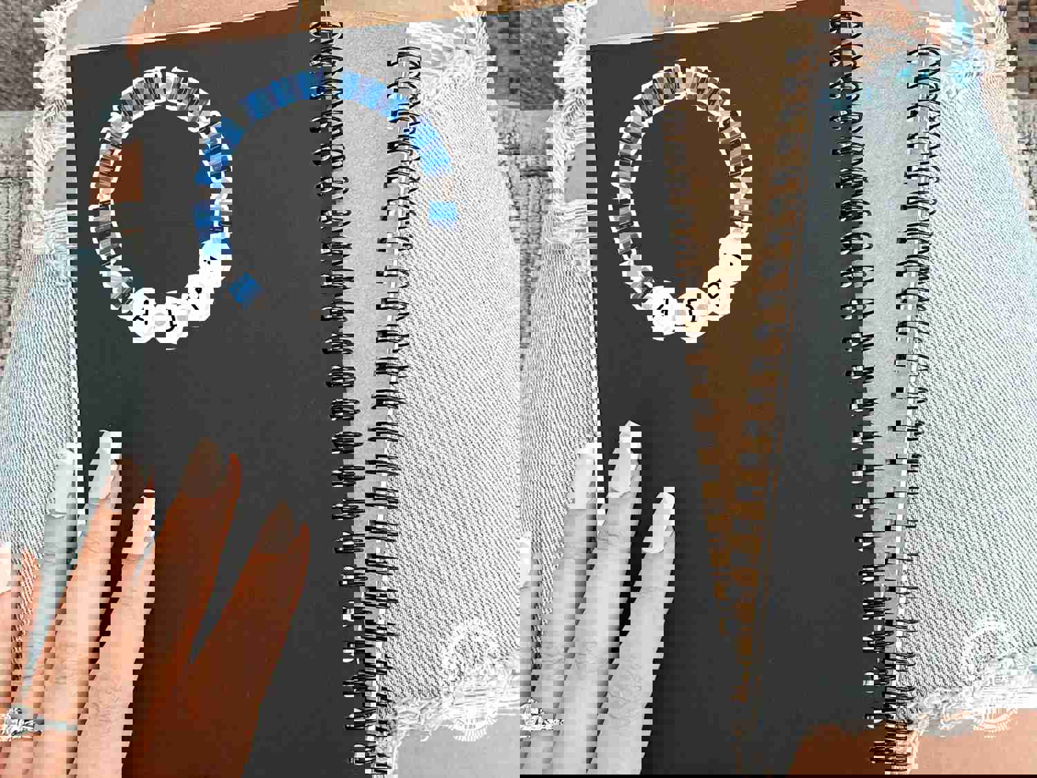 Alpha Delta Pi Vinyl Sticker - Sorority Letters Decal with Friendship Bracelet Design