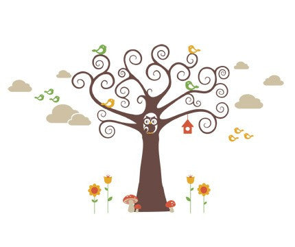 Wonderland Kids Wall Decal - Nursery Decor Set