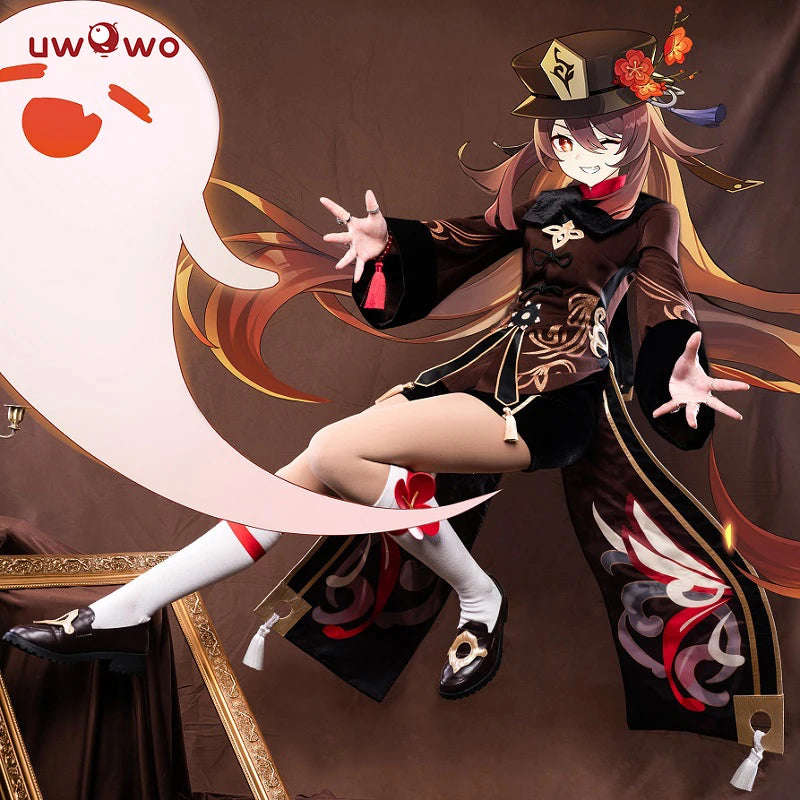 UWOWO Hu Tao Cosplay Costume - Genshin Impact Outfit (Unisex, All Sizes In Stock)