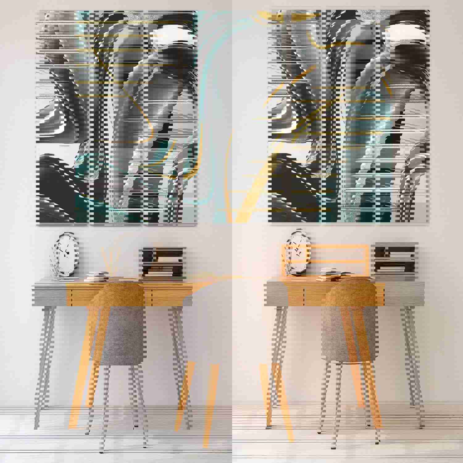 Abstract Wall Art, Modern Canvas Paintings for Bedroom, Living Room, Kitchen, Office