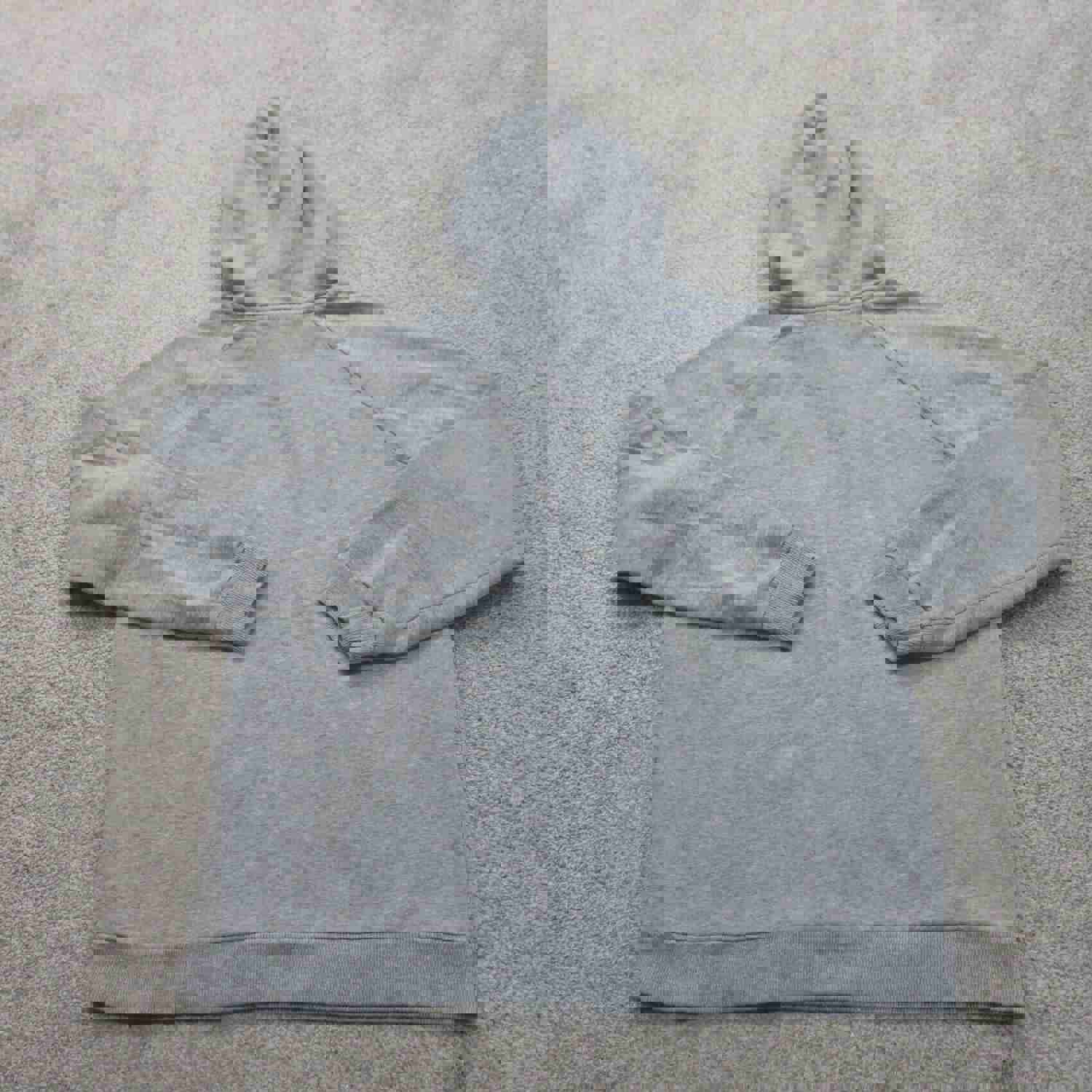 Under Armour Men's Pullover Hoodie - Ribbed Cuff & Hem, Pockets, Logo, Gray, Size Large