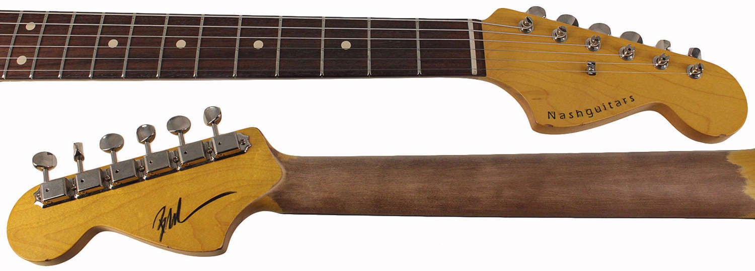 Nash Guitars JG-63 Guitar, Olympic White, Light Aging