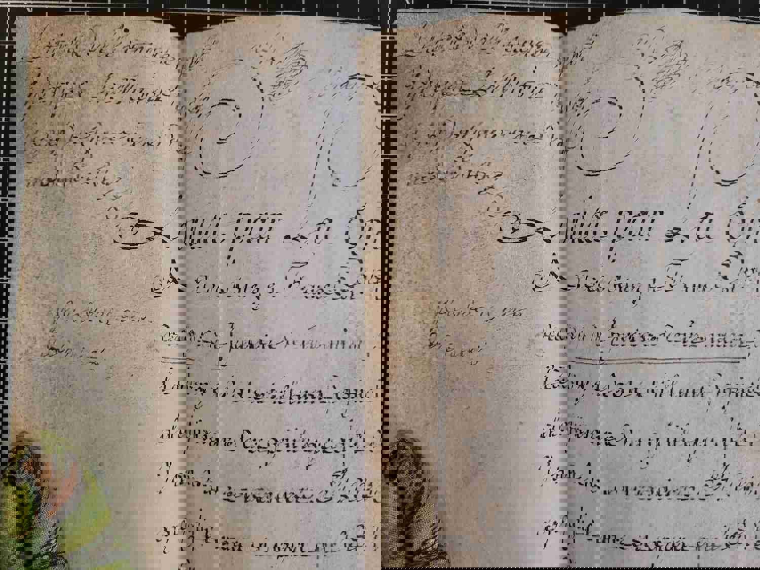 Letter of Veterancy by Louis XV in favor of Jacques Le Noir, 1718