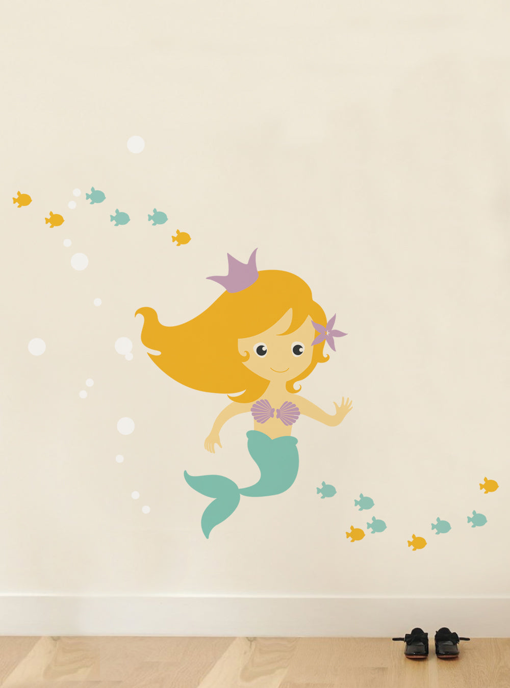 Mermaid Wall Decal - Under the Sea Wall Decal