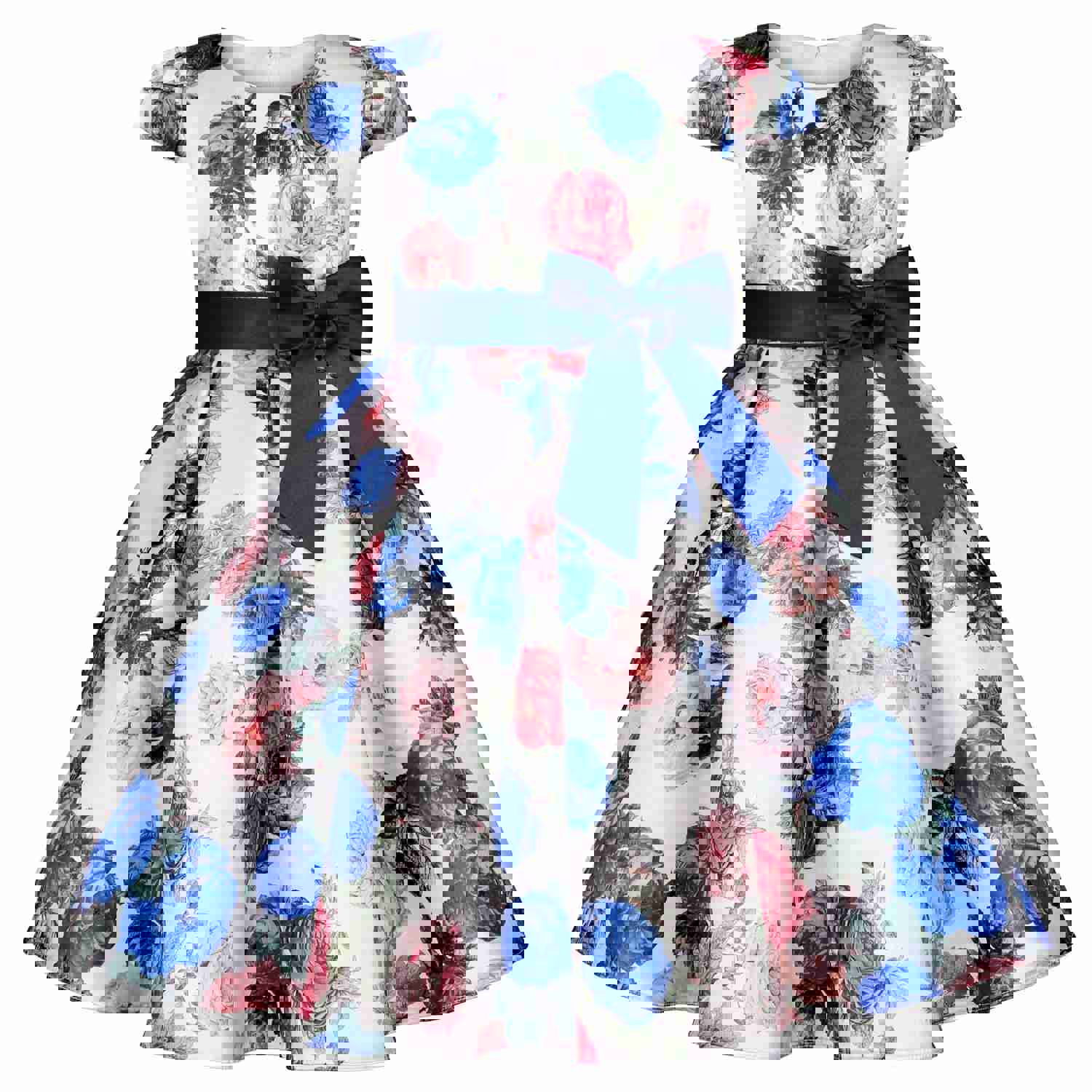 Elegant Kids Flower Dress for Princess Parties