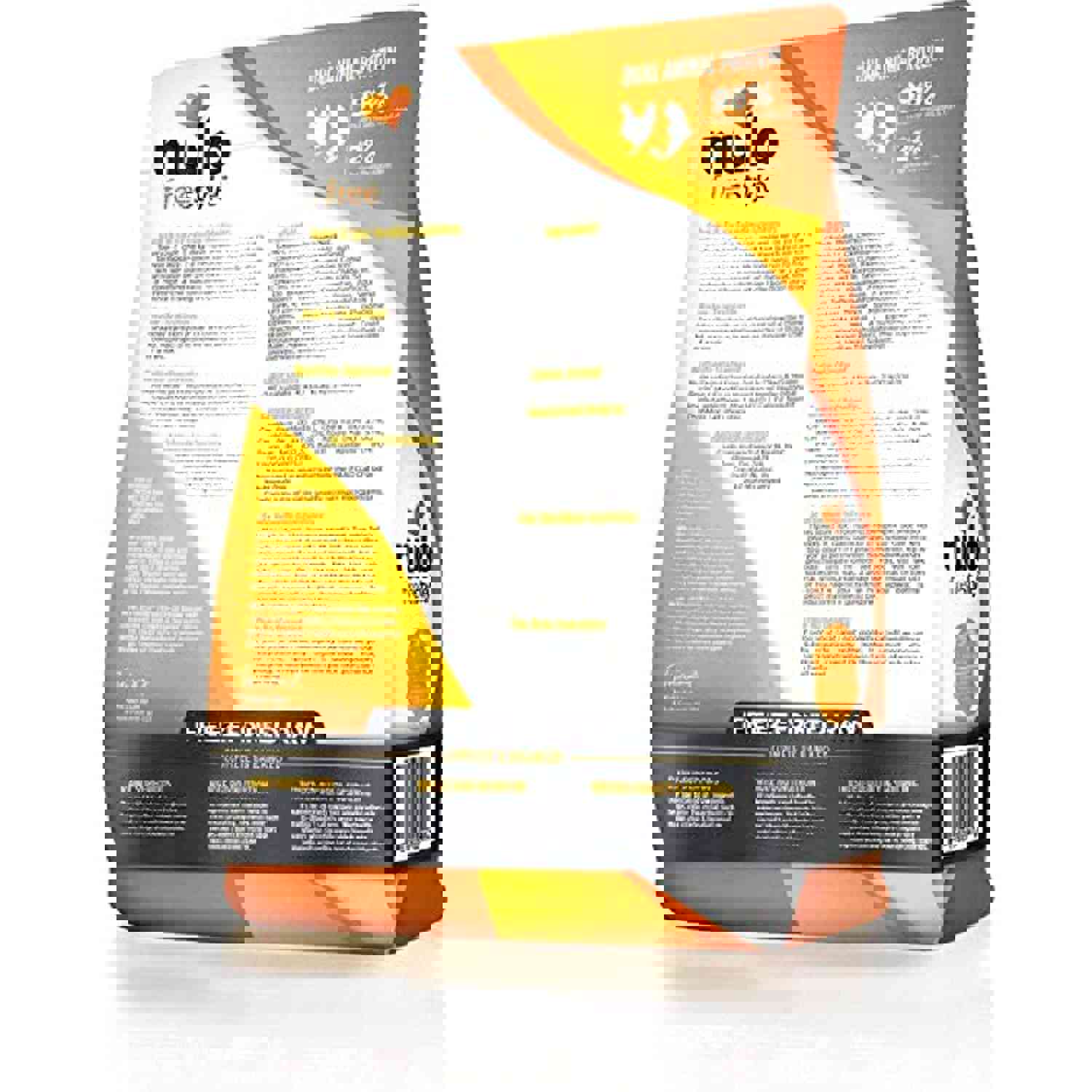 Nulo Freestyle Freeze-Dried Raw Cat Food, Chicken & Salmon, 8 oz - Premium Topper for Cats