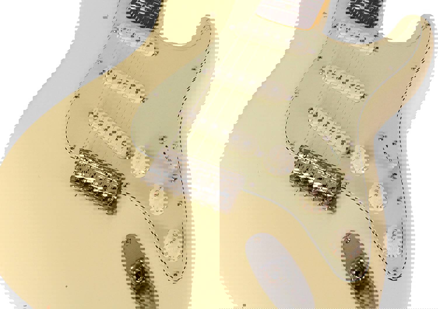 Nash S-63 Guitar, Olympic White, Hardtail, Light Aging