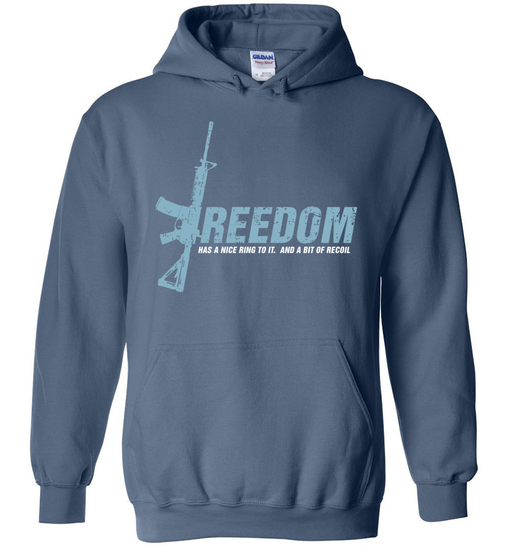 Freedom Has a Nice Ring to It... Mens Hoodie