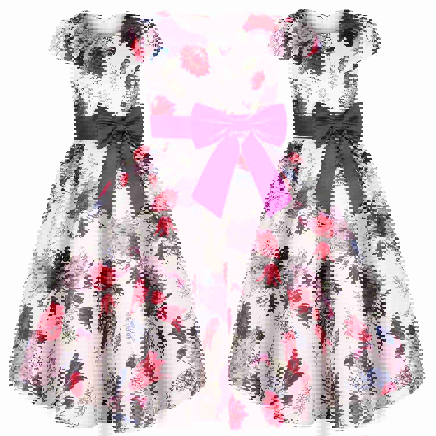 Elegant Kids Flower Dress for Princess Parties